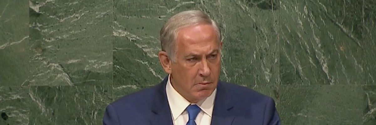 Netanyahu's Dreary and Menacing UN Speech Provokes Internet Mockery