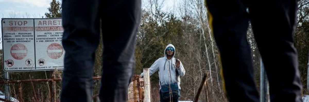 Canada Builds Border Camp for Asylum Seekers Fleeing US