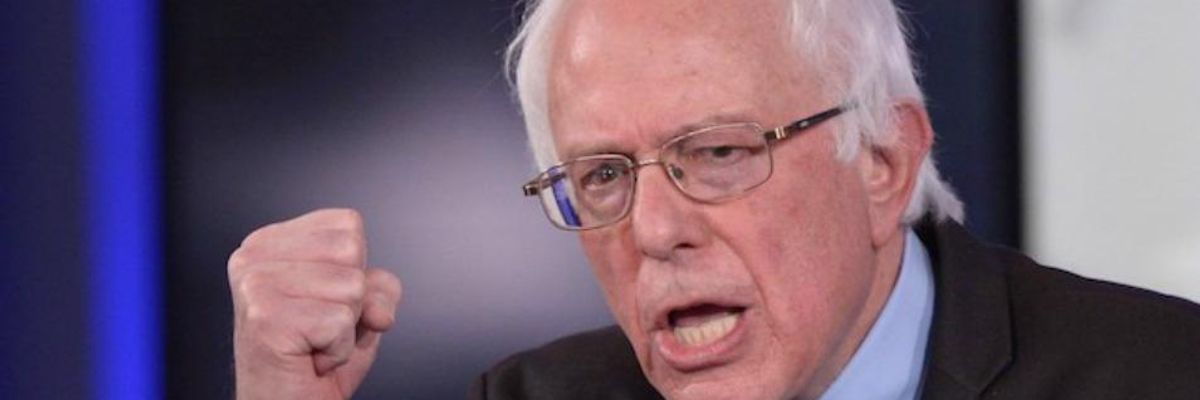 Amid Terror Fever, Sanders Refuses to Back Down on Climate Threat Stance