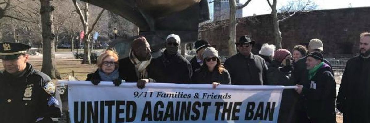 "Not In Our Names": Families of 9/11 Victims Protest Trump's Travel Ban