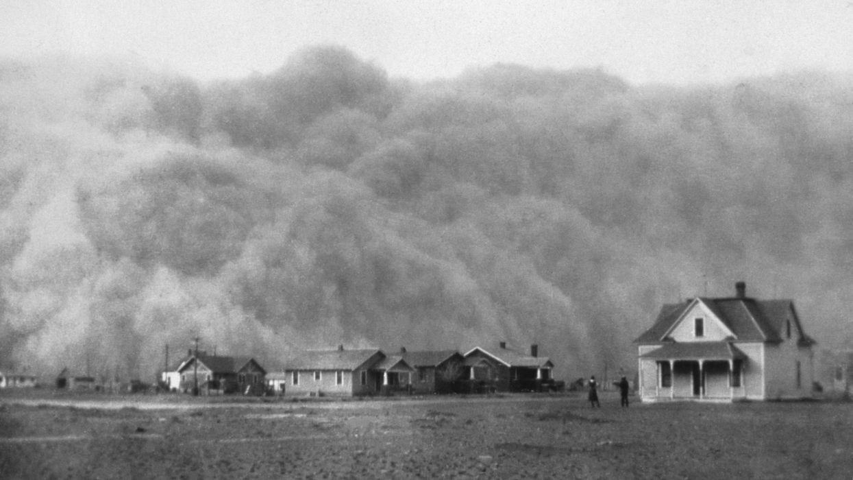 Dust Bowl storm.