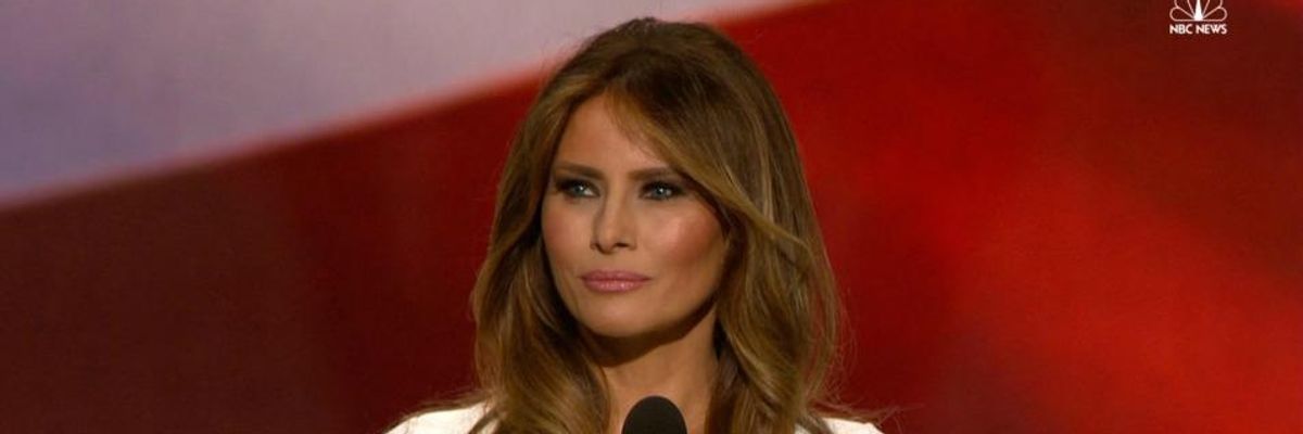 Trump Campaign Chair Lays Blame on Melania for Plagiarized Speech
