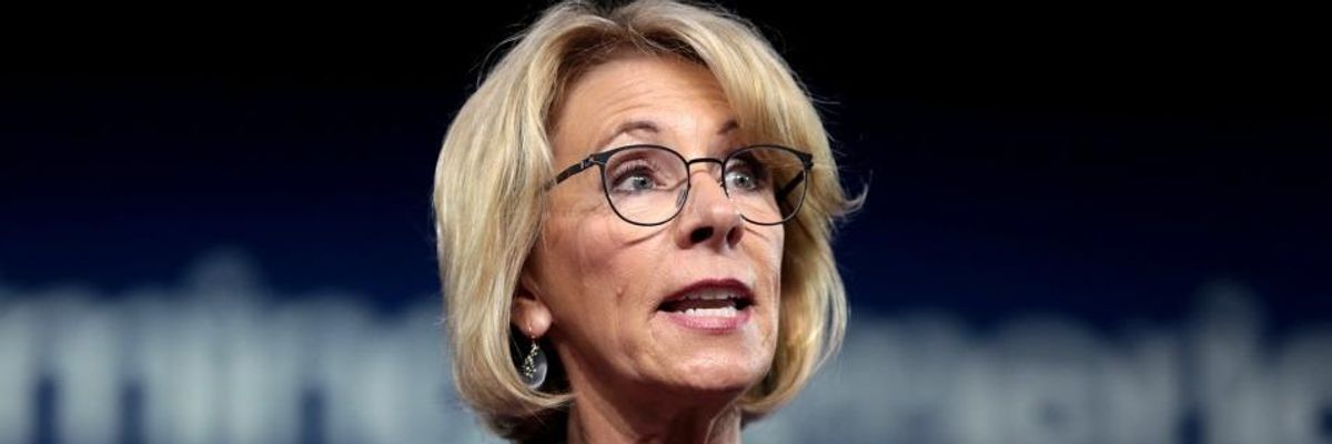 'This Is Cruel': DeVos Bars Certain Students, Including DACA Recipients, From Covid-19 Relief Funds