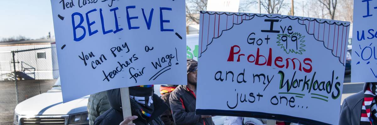 Educators rally for fair pay