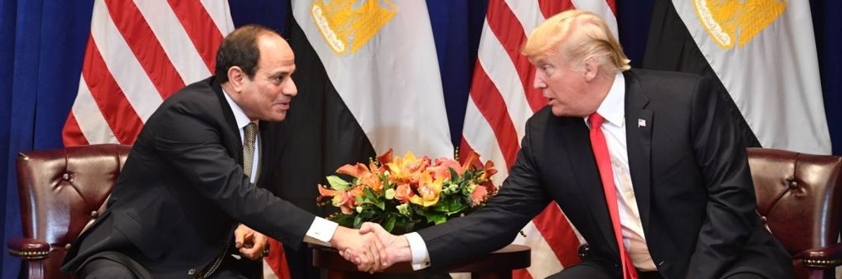 el-Sisi and Trump