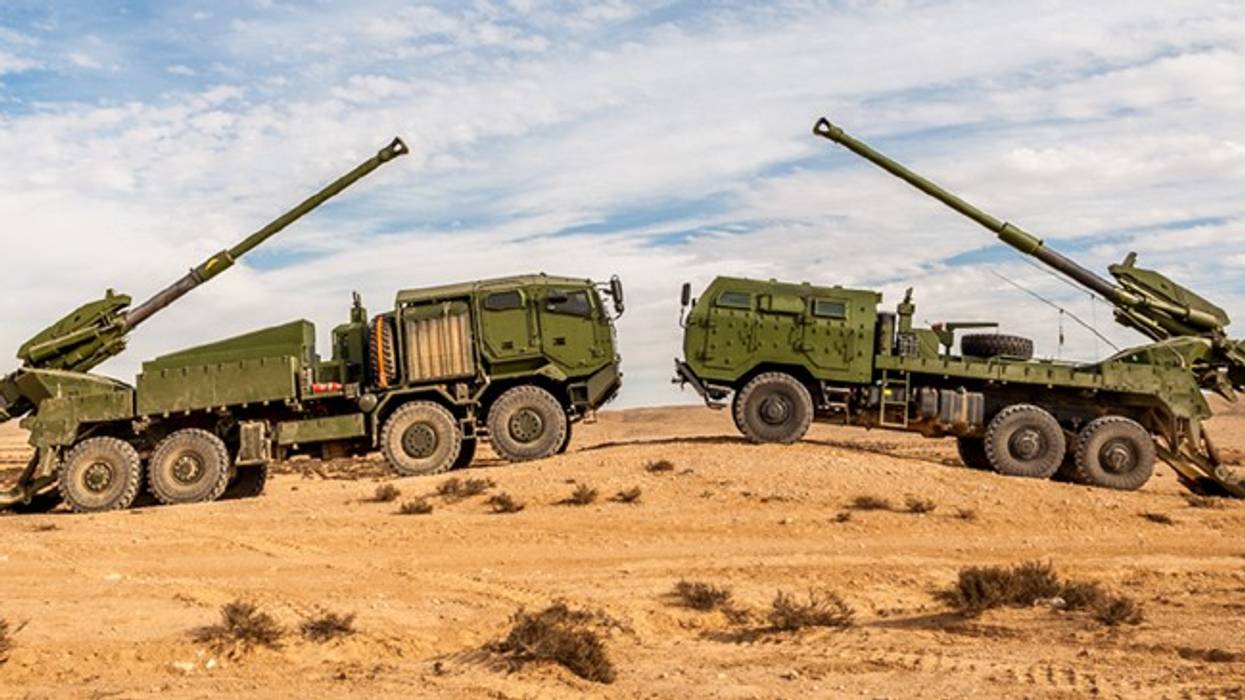 Elbit Systems line of guns includes the renowned ATMOS, a 155mm/52 caliber truck-mounted howitzer
