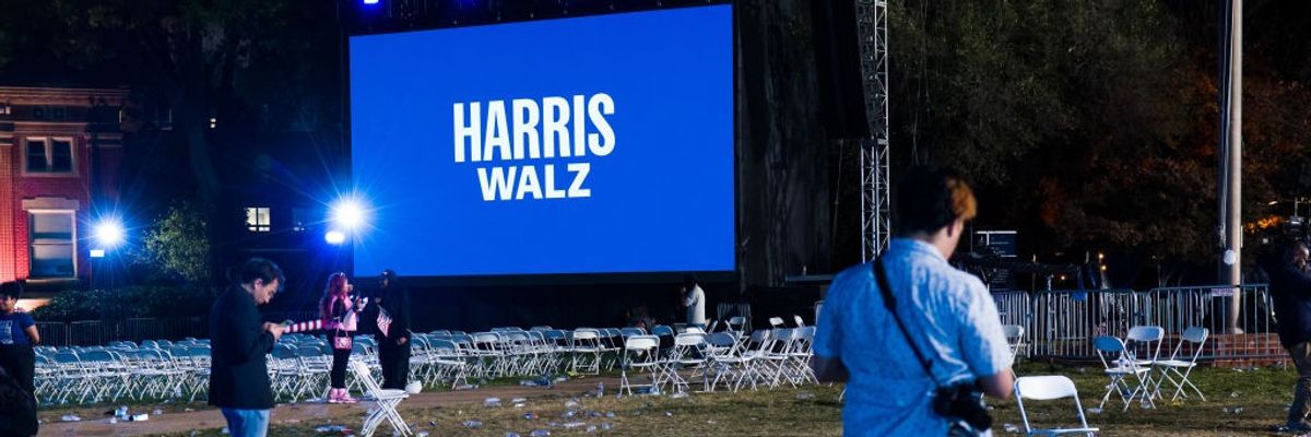 Election night with VP Kamala Harris in Washington DC