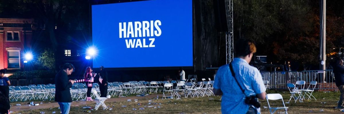 Election night with VP Kamala Harris in Washington DC