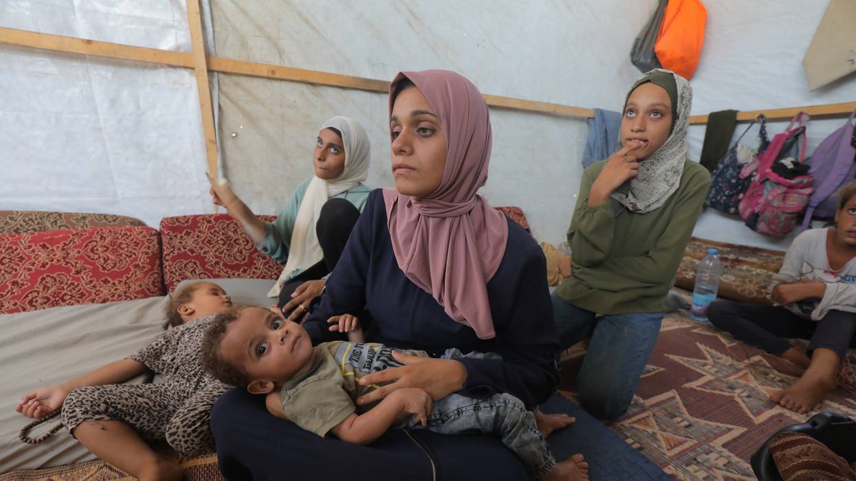 Eleven-month-old Abdul Rahman Abu al-Jidyen