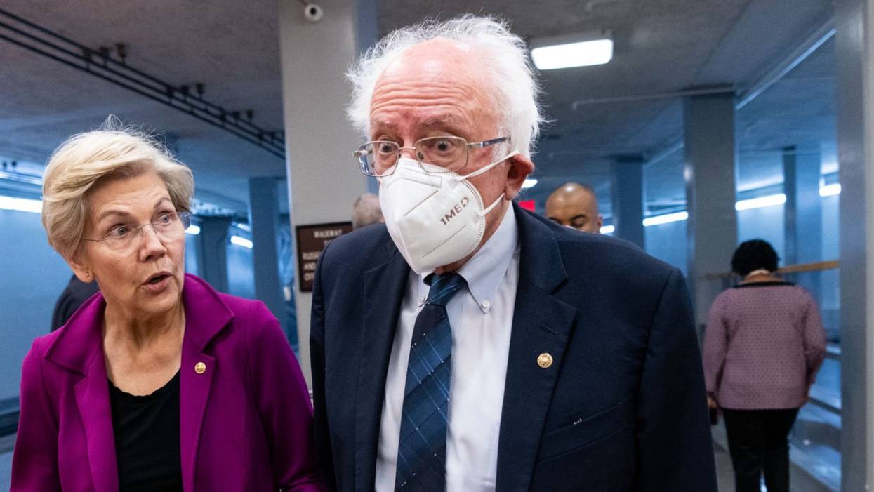 Elizabeth Warren and Bernie Sanders