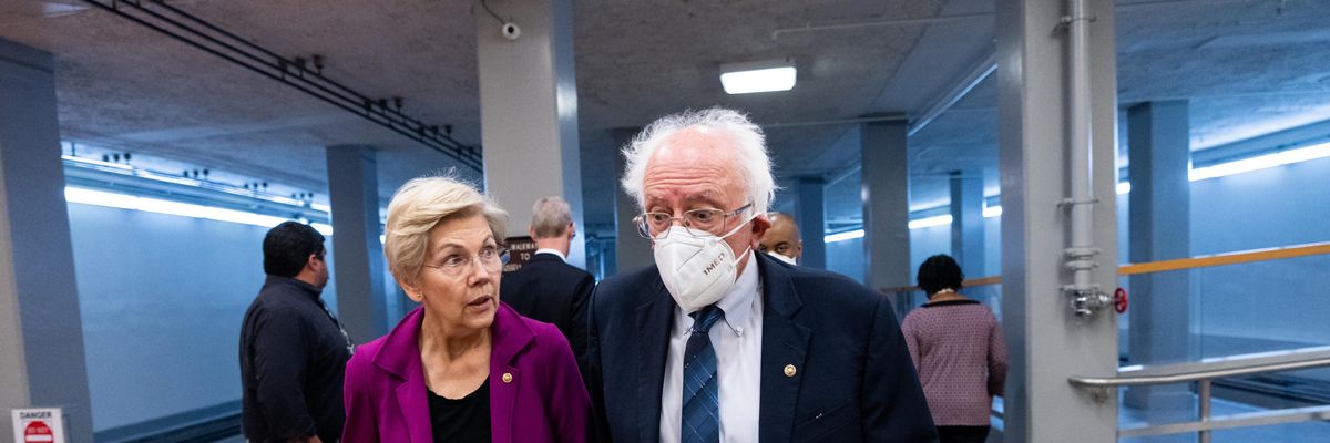 Elizabeth Warren Bernie Sanders