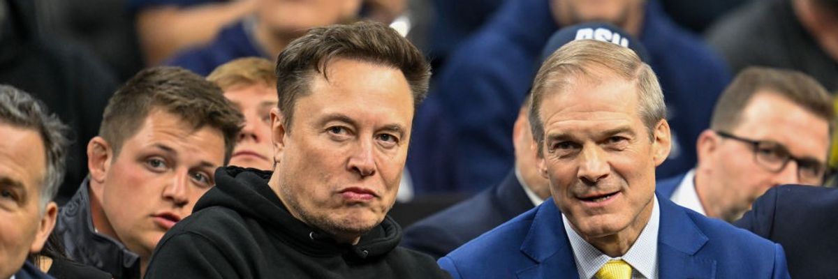 Elon Musk and Rep. Jim Jordan