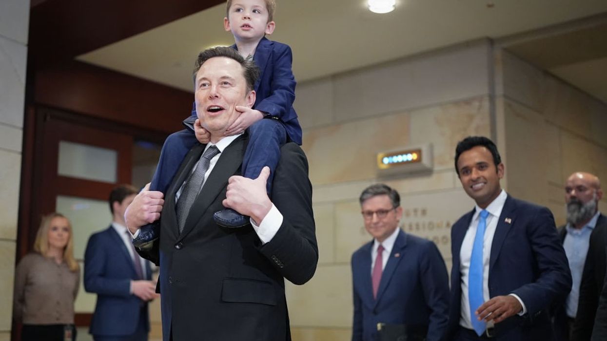 Elon Musk And Vivek Ramaswamy At The Capitol