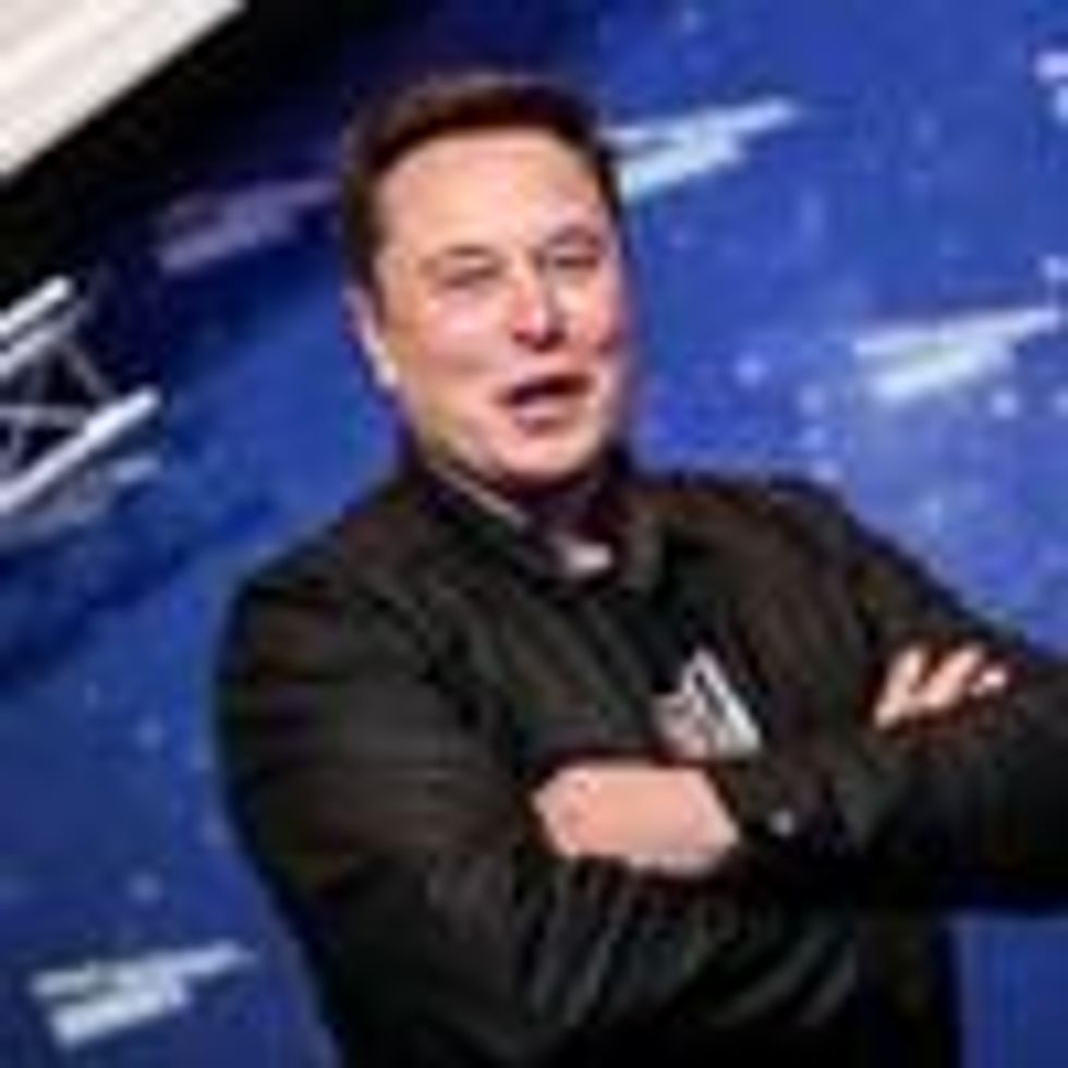 Elon Musk arrives at an awards ceremony