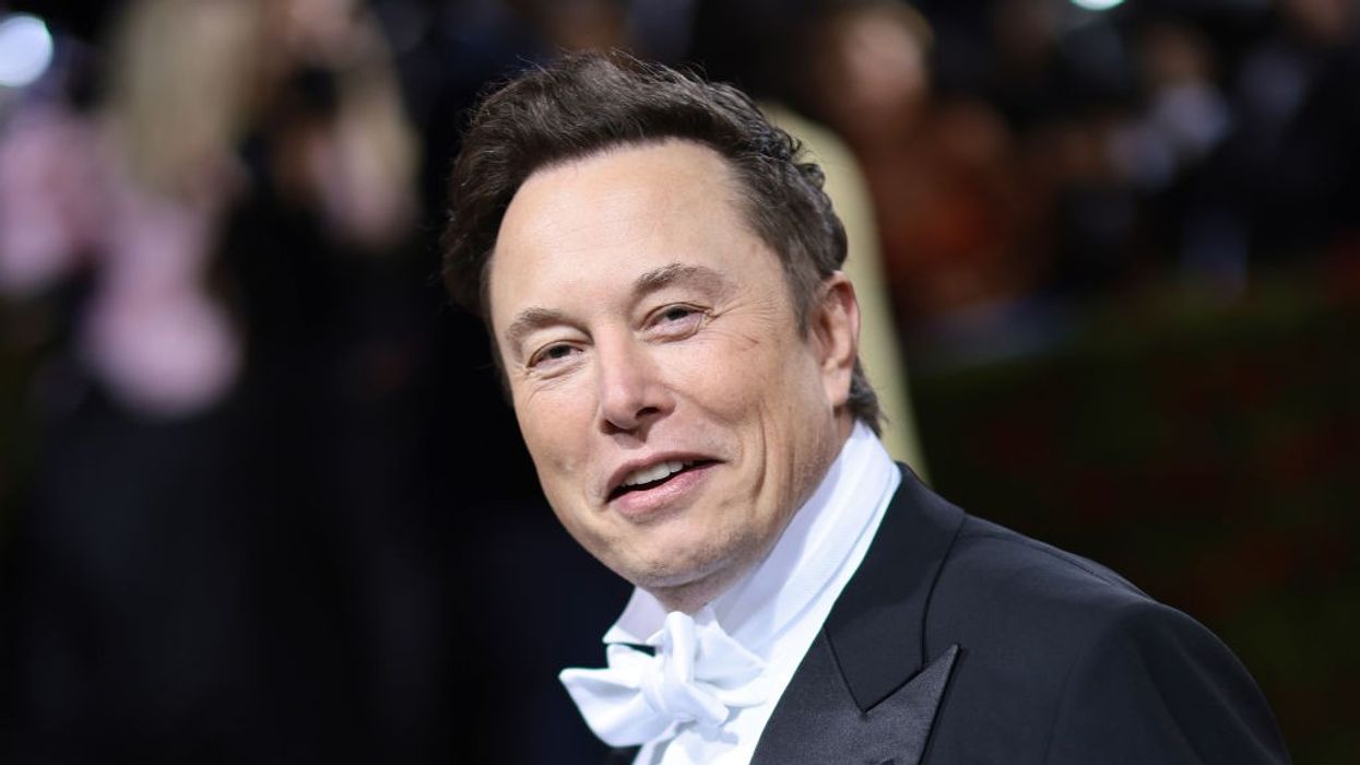 Elon Musk attends The 2022 Met Gala Celebrating
