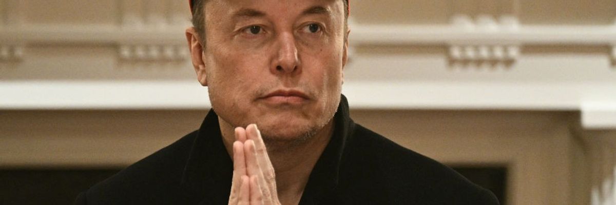 Elon Musk attends U.S. President Donald Trump's Cabinet meeting