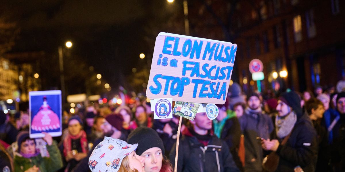 Tesla Sales Plummet in Germany Amid Musk's Support for AfD | Common Dreams