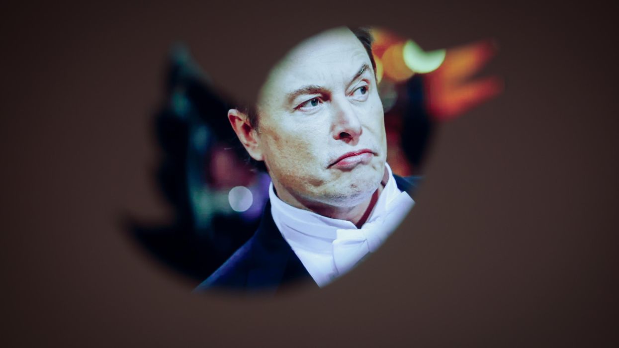 Elon Musk is shown in a photo illustration