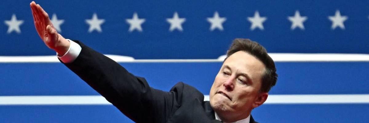 Elon Musk Nazi salute