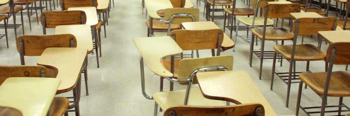 Empty classroom