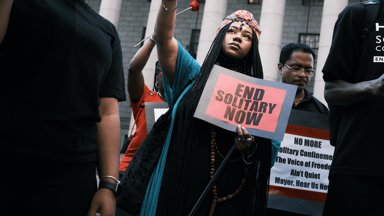 end solitary confinement protest