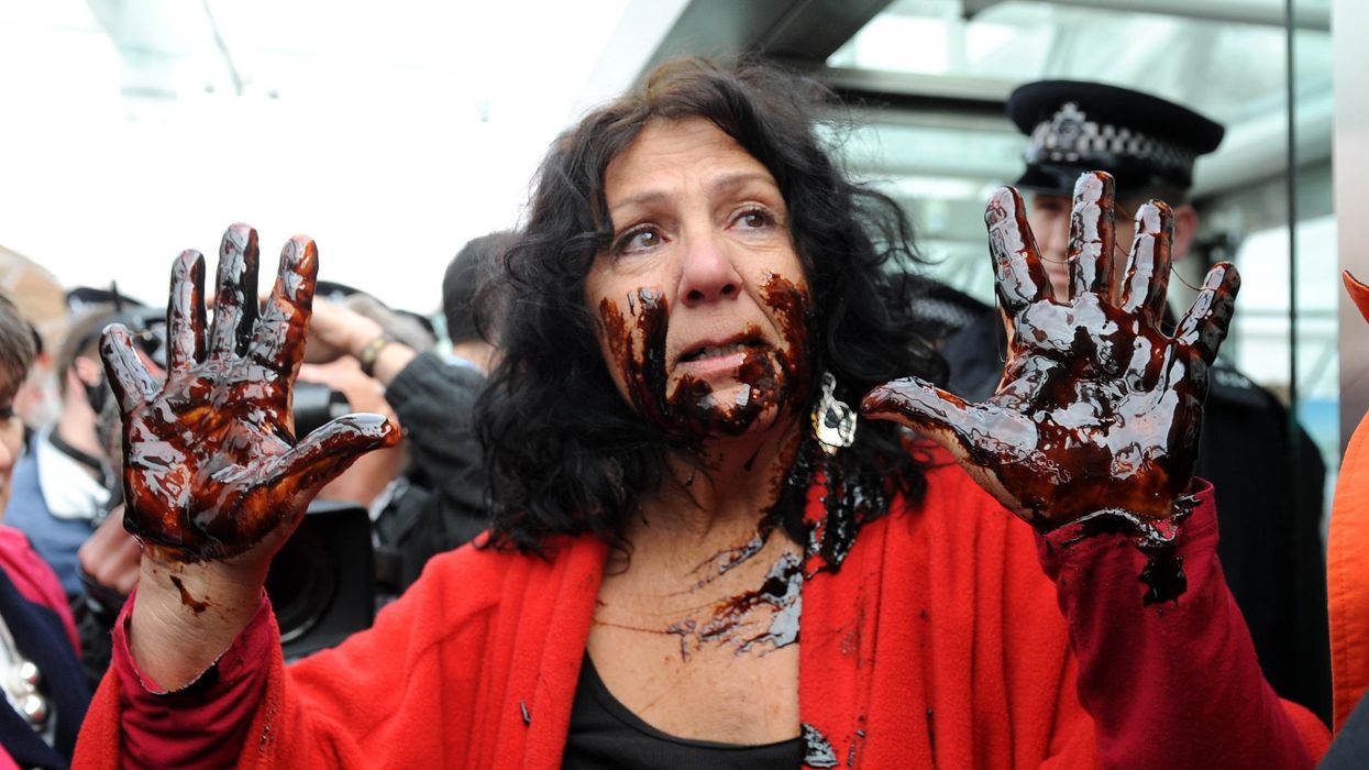 Environmental activist Diane Wilson is pictured during a 2011 demonstration