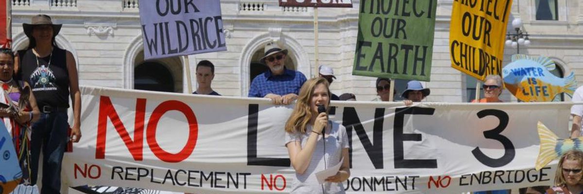 'This Is What Dem Leadership Looks Like': Minnesota Gov. Praised for Backing Fight Against Line 3 Tar Sands Pipeline