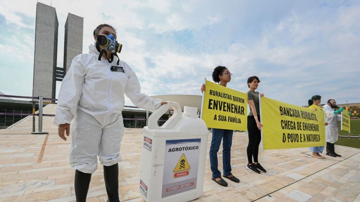Environmental campaigners in Brazil denounce pesticide use