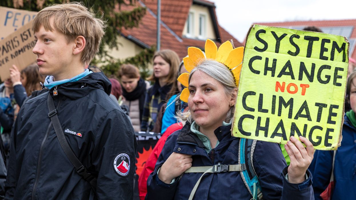 Environmental demonstration at Nochten open pit mine