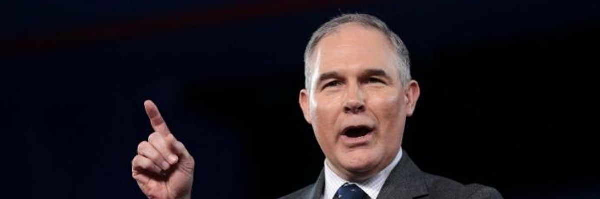 Pruitt Unveils Another Brazen Attack on Science With Polluter-Friendly Rule Change