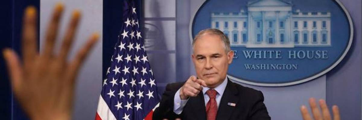 'This Is Not Ok': Guard Shoves Reporter as EPA Bars Multiple News Outlets From Water Pollution Event