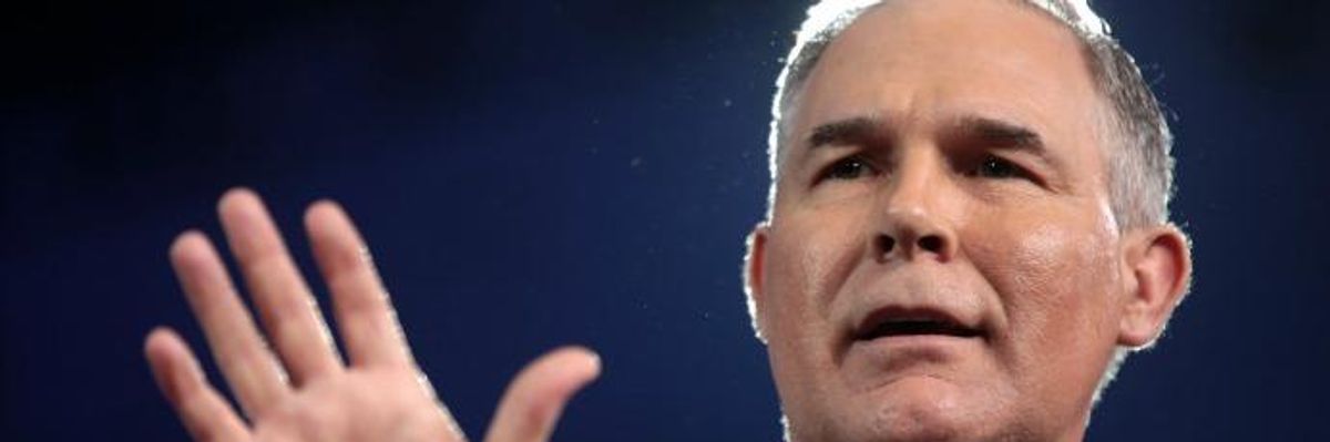 EPA Chief Scott Pruitt Met With Dow CEO Just Before Killing Effort to Ban Toxic Pesticide