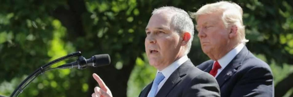 Impeach Scott Pruitt for Dismantling the EPA, Not His First-Class Flights