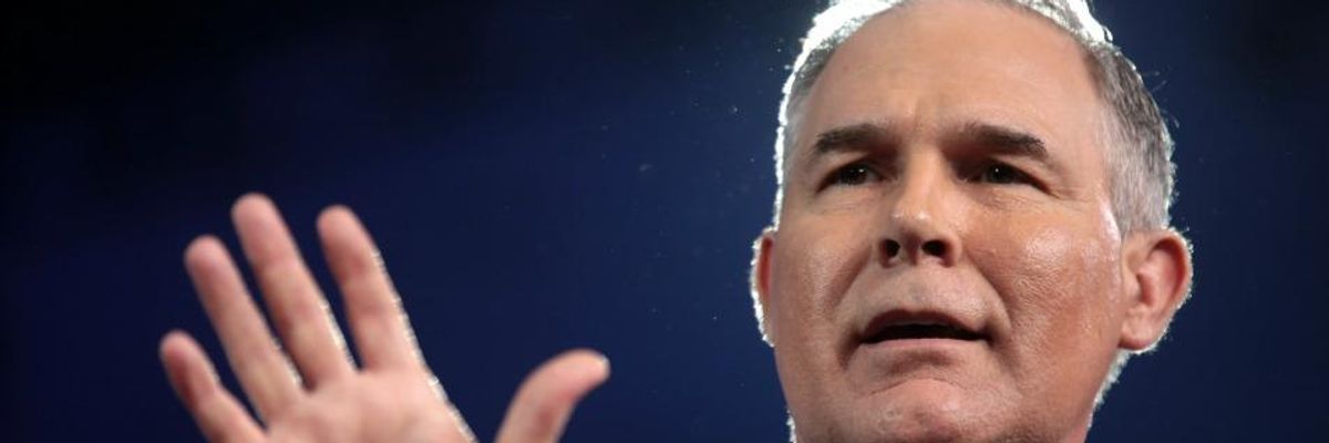 Earth Might Be Warming, Pruitt Finally Admits, But Would Be 'Arrogant' for Humanity to Act to Stop It