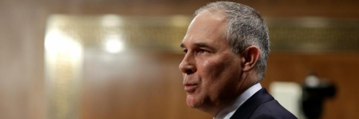 Pruitt Promised He'd Tackle CO2 But Now Plays Dumb on Climate Science