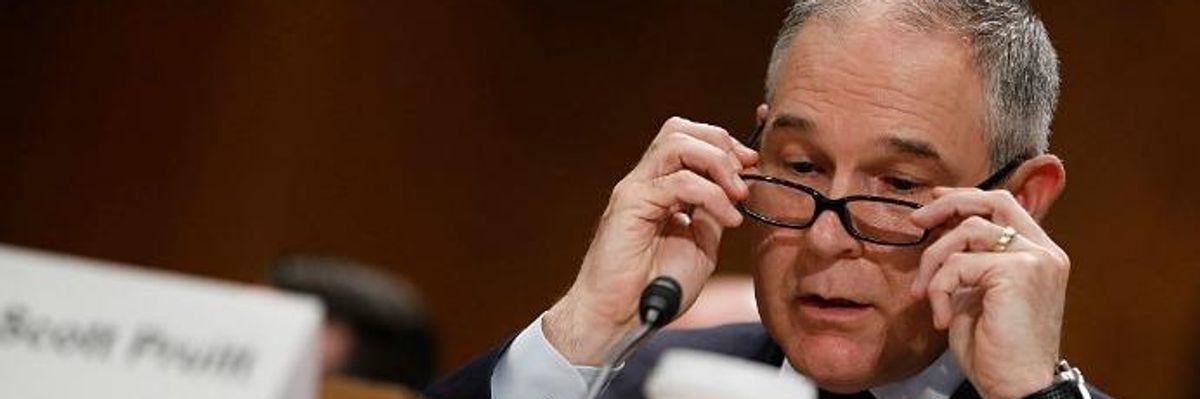 Soundproof Booth Cannot 'Hide Illegal Actions' as GAO Probe Says Pruitt Violated Federal Law