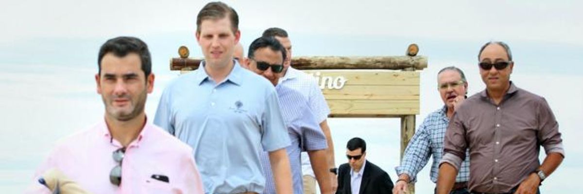 Tangled Family Ties Leave Taxpayers on Hook for Eric Trump's $100,000 Business Jaunt