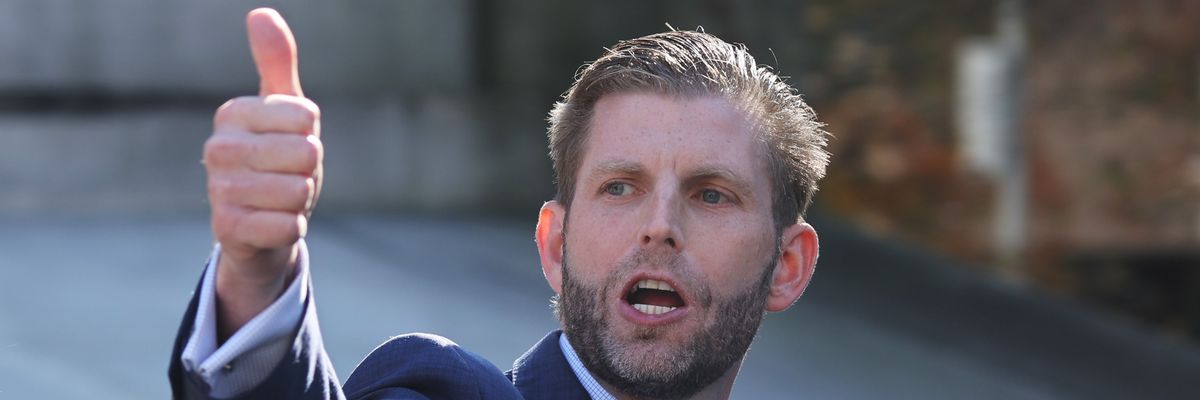 Eric Trump, executive vice president of Trump Organization Inc.