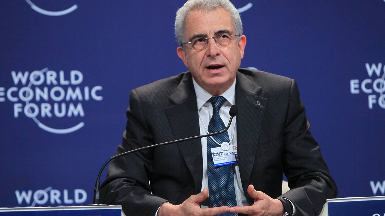 Ernesto Zedillo at World Economic Forum.
