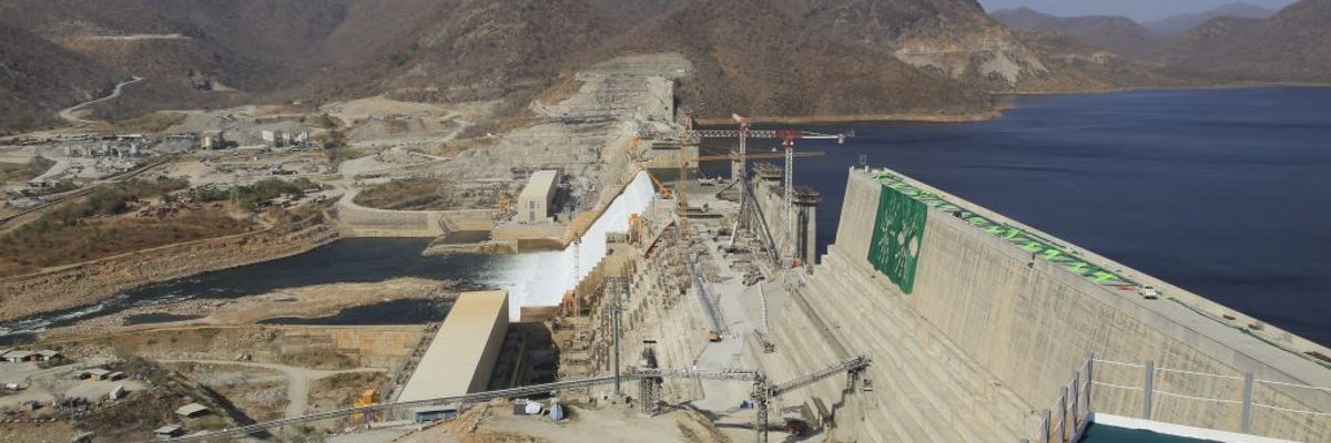 The Big Dam in Very Hot World