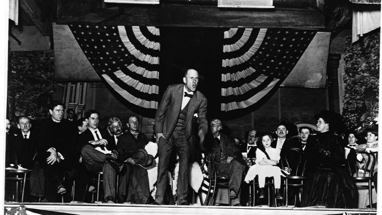 Eugene V. Debs at Labor Convention