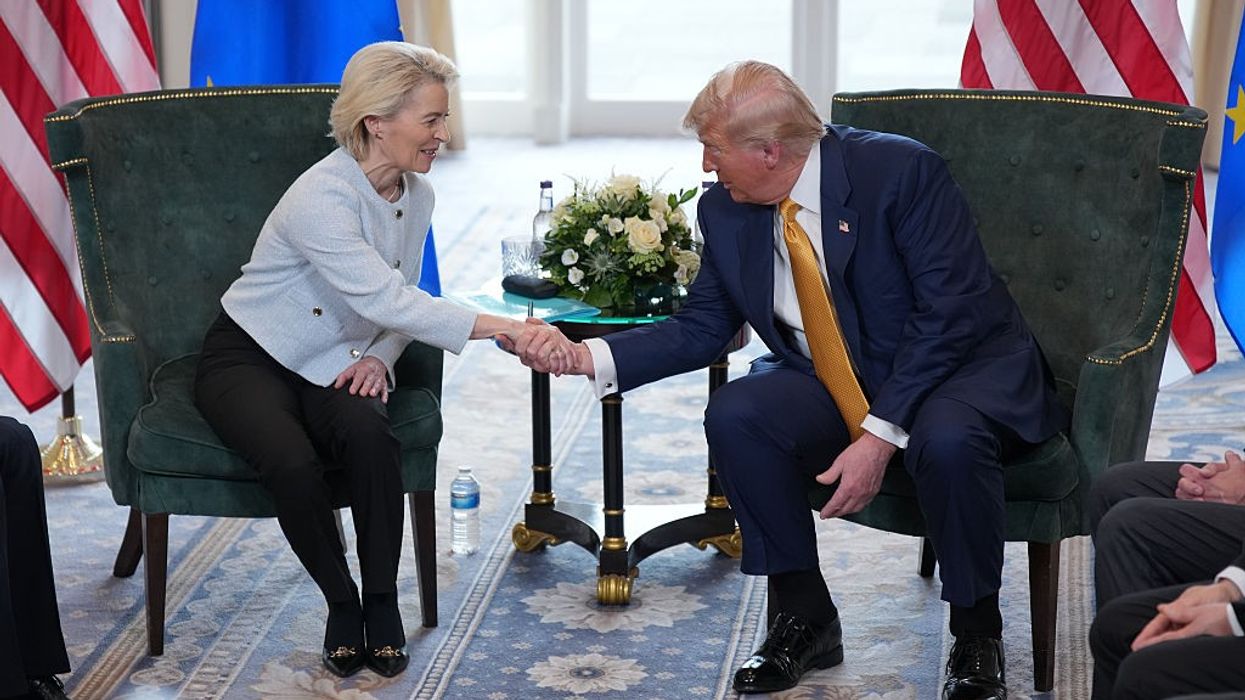 European Commission President Ursula von der Leyen and U.S. President Donald Trump