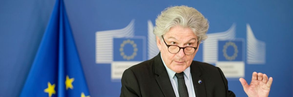 European Commissioner for Internal Market Thierry Breton