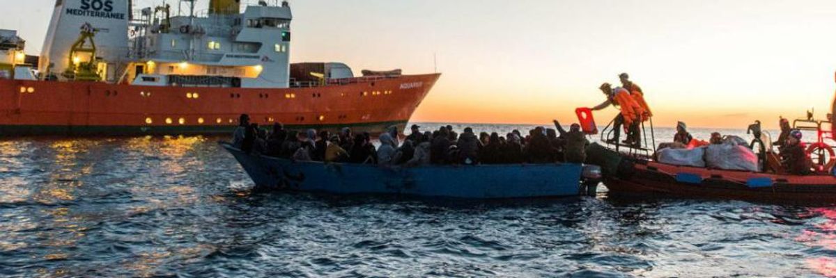 'Europe Condemns People to Drown' by Forcing MSF Ship to Cease Migrant Rescue Missions