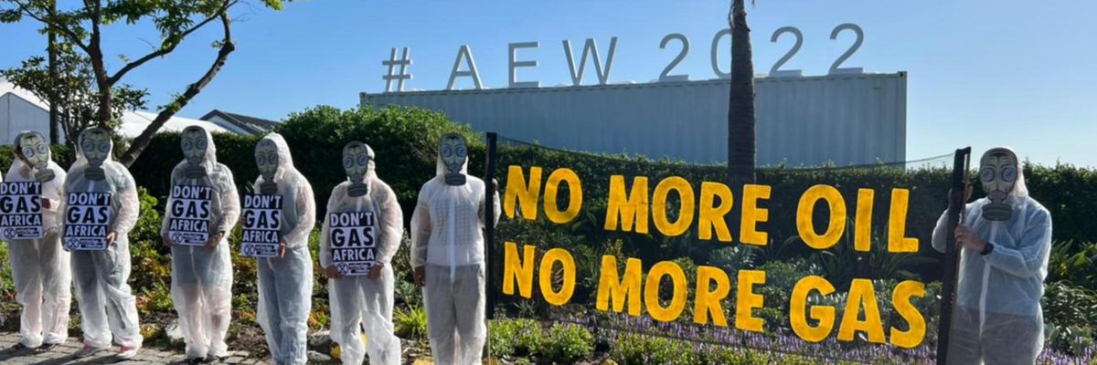 Extinction Rebellion Cape Town Africa Energy Week 2022