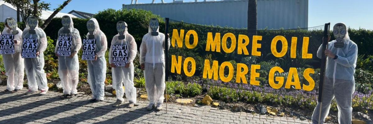 Extinction Rebellion Cape Town Africa Energy Week 2022