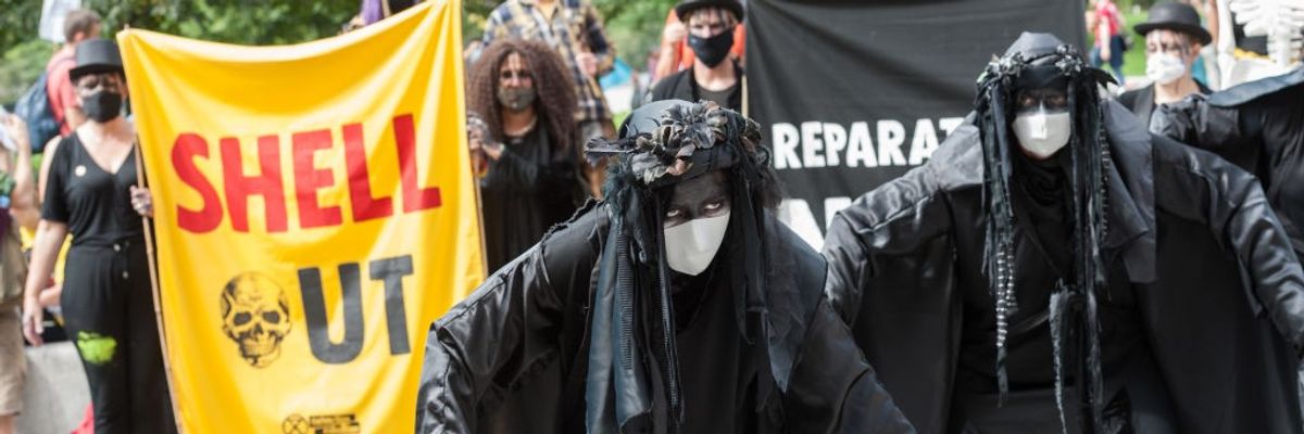 Extinction Rebellion Protest Against Shell In London