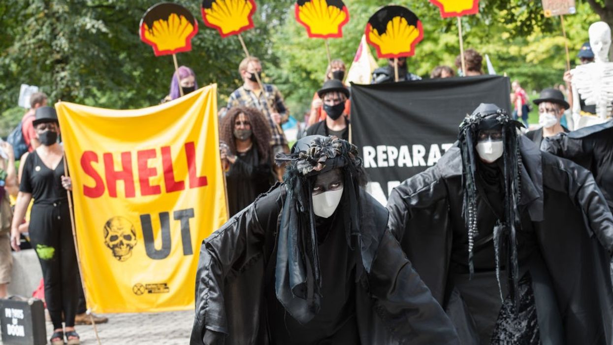 Extinction Rebellion Protest Against Shell In London