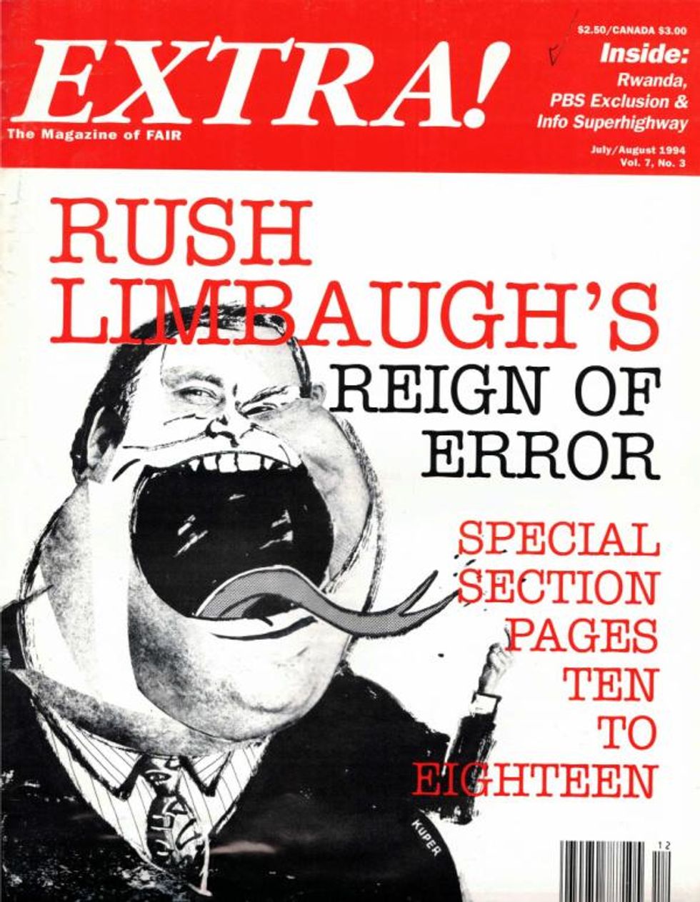 Extra!: Rush Limbaugh's Reign of Error