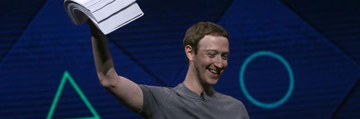As Zuckerberg Refuses to Testify, UK Seizes Thousands of 'Potentially Explosive' Documents Facebook Has Tried to Keep Secret
